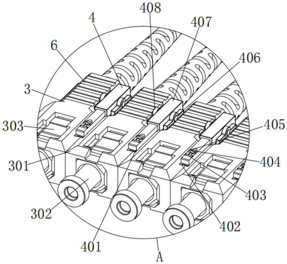 Communication module micro-connection structure of optical fiber splitter and use method