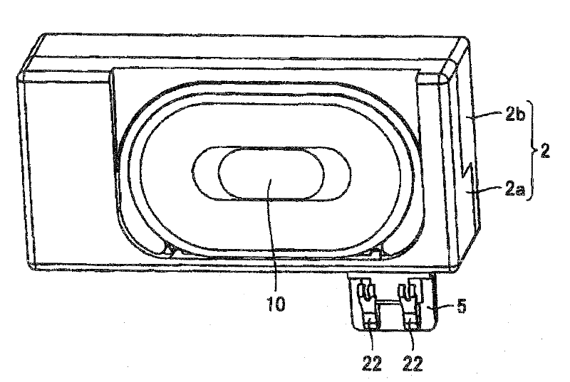 Speaker and portable information terminal