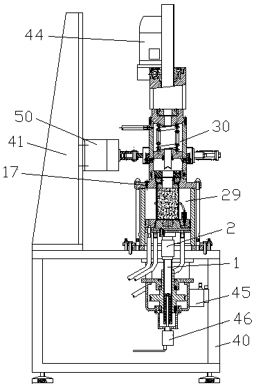 Triaxial one-time coal and gas outburst test method