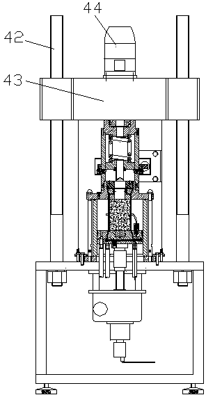Triaxial one-time coal and gas outburst test method