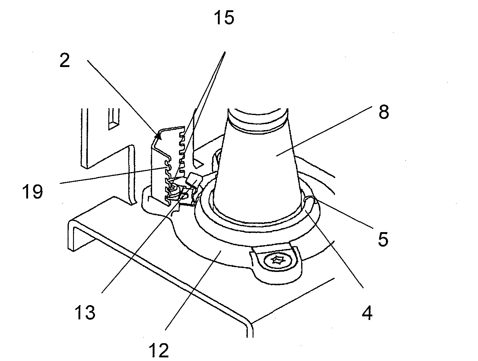 Device to protect edges from separators on a ring spinning machine and ring spinning machine