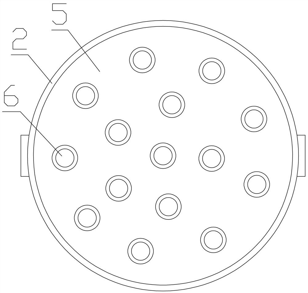 Rapid slag ladling device for molten steel in steel ladle