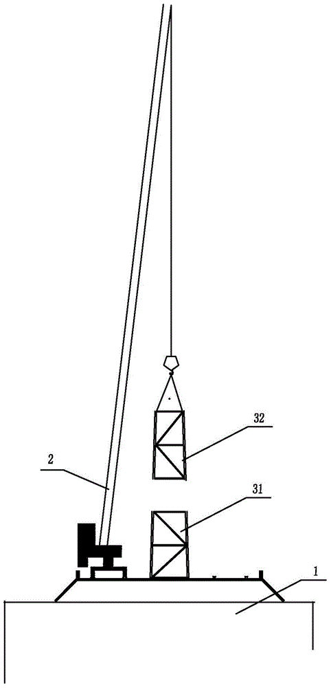 Modular structure assembling construction method for super-high-rise building decoration tower