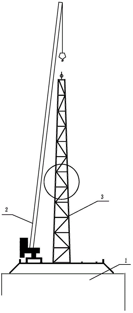 Modular structure assembling construction method for super-high-rise building decoration tower