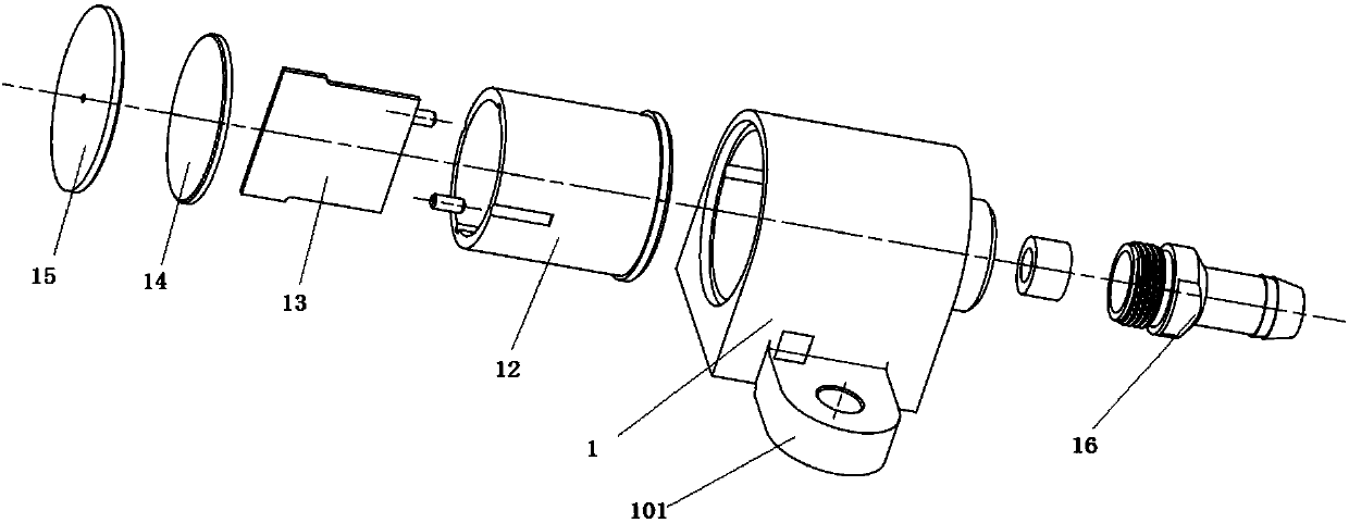 Transverse buckling instability detecting device used for standard D-series high-speed train