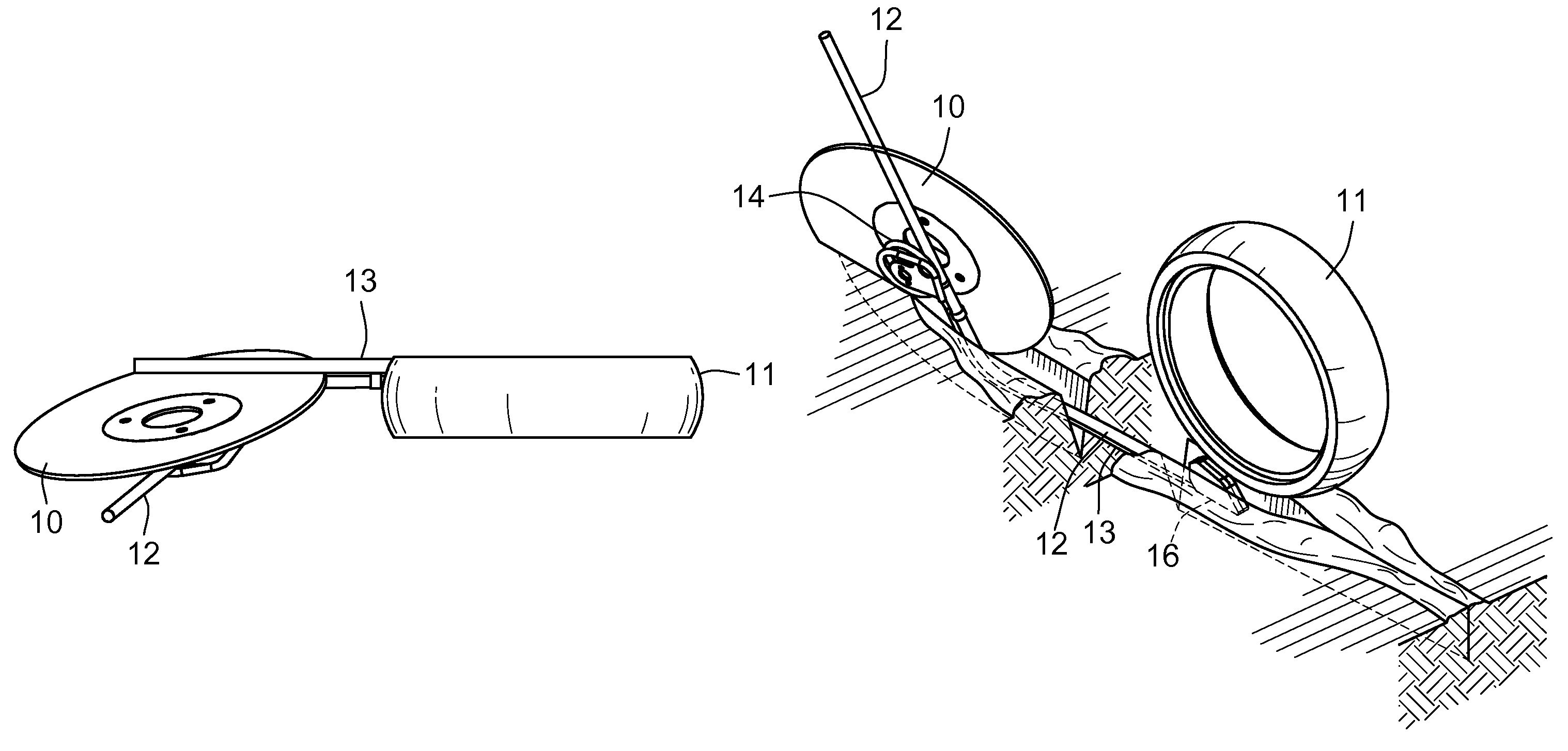 Agricultural implement for delivering ammonia gas to soil