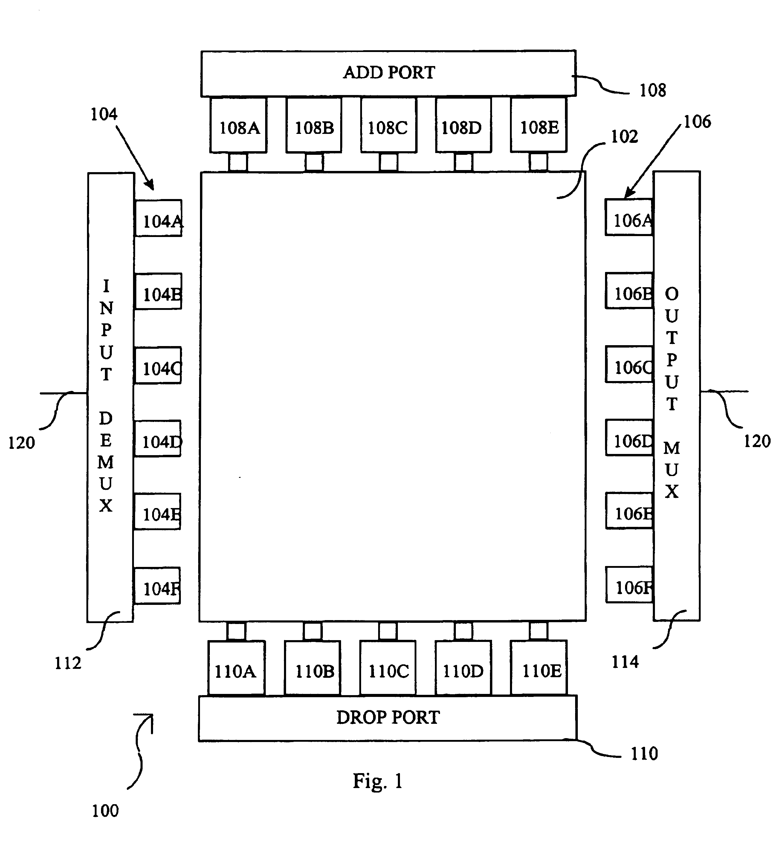 System and method of wavelength add/drop multiplexing having client configurability