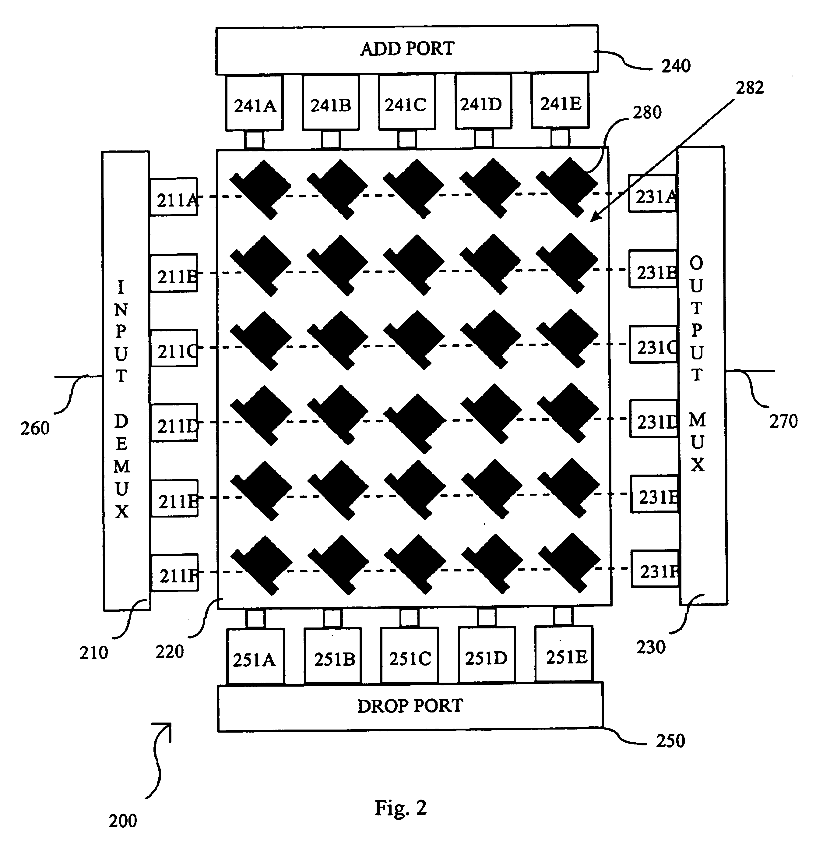 System and method of wavelength add/drop multiplexing having client configurability