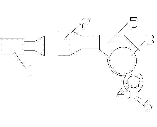 Airflow cotton conveying device