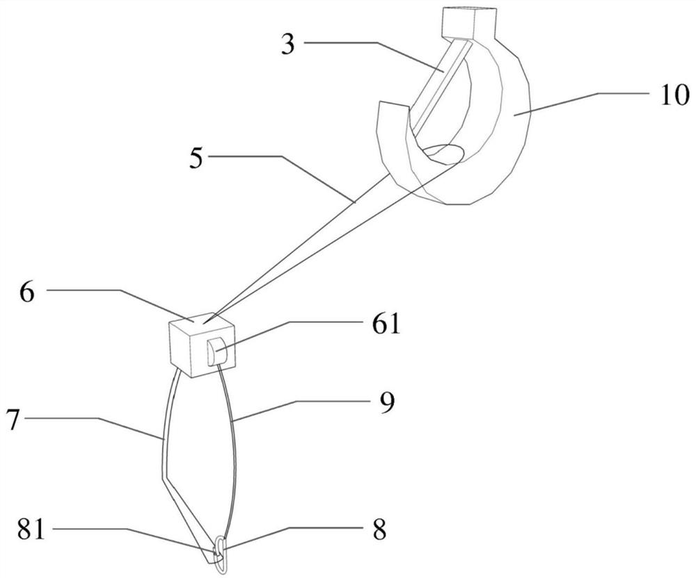 A noose-hoisting integrated device suitable for hoist cranes