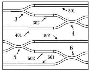 A kind of reconfigurable comb filter based on cascade Mach-Zehnder interferometer and its preparation method