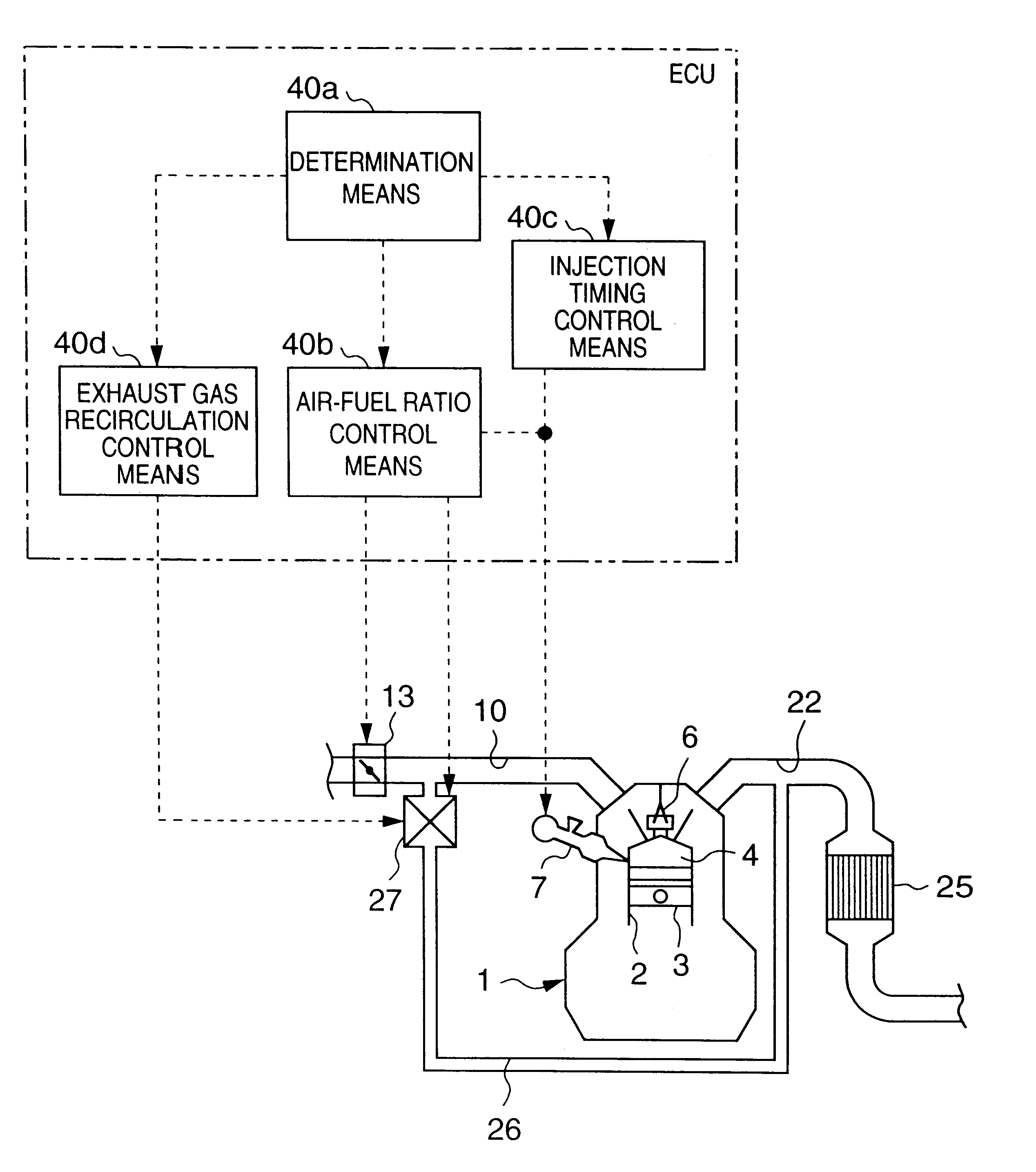 Control apparatus for spark ignition type direct injection engine