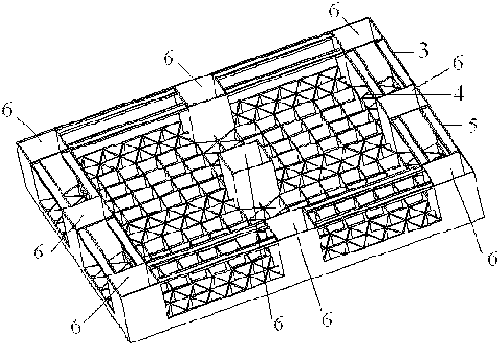 High-strength ultralight tray and preparation method thereof