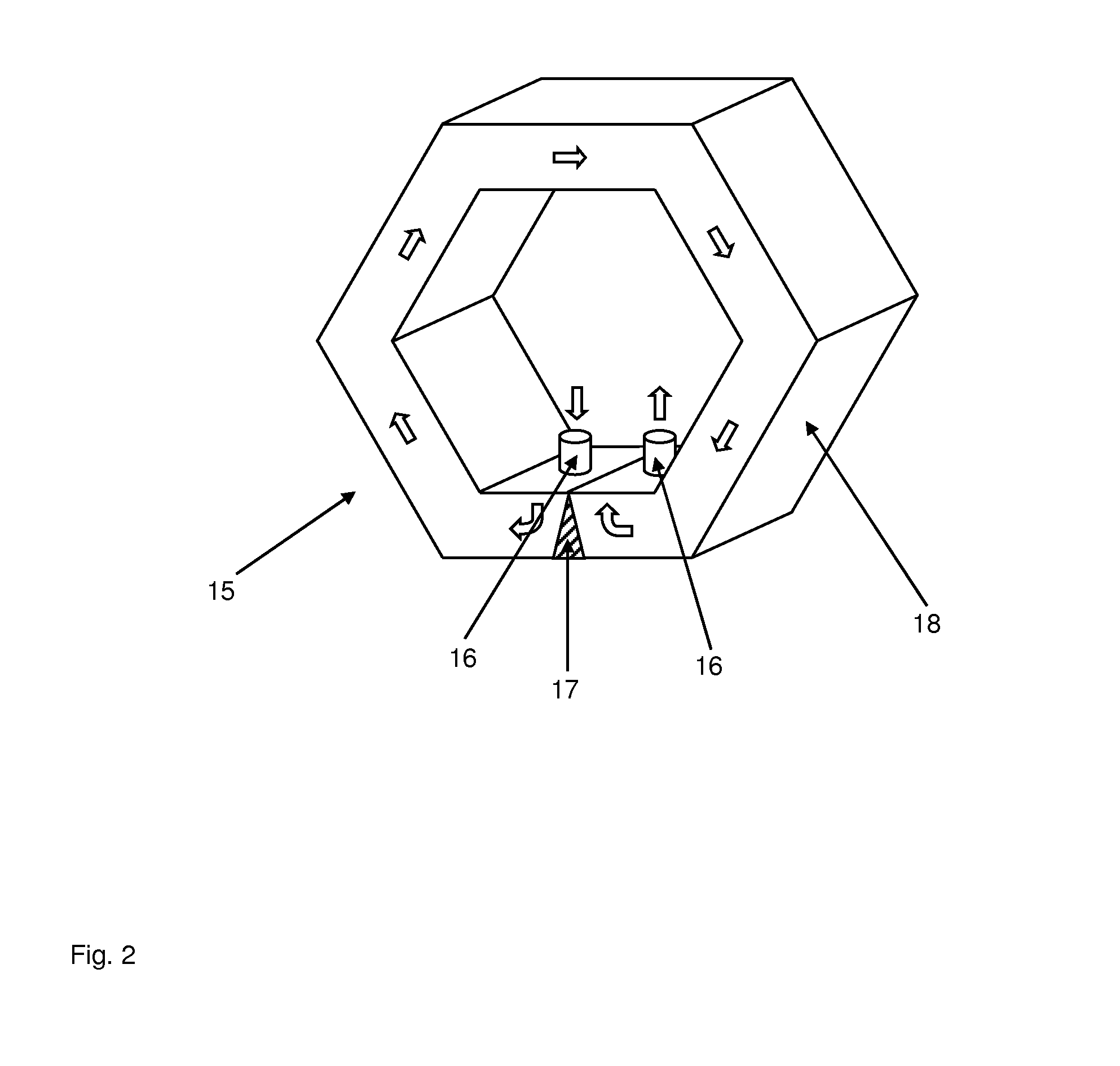 Cooling device for cylindrical, coupleable LED modules