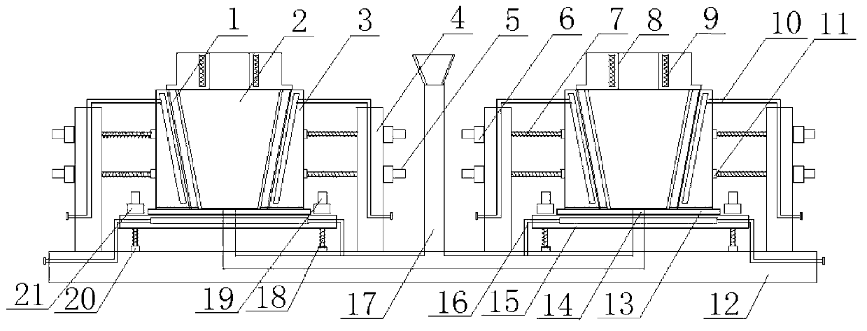 Steel plate ingot casting device and method for producing ultra-thick steel plate cast ingot with same