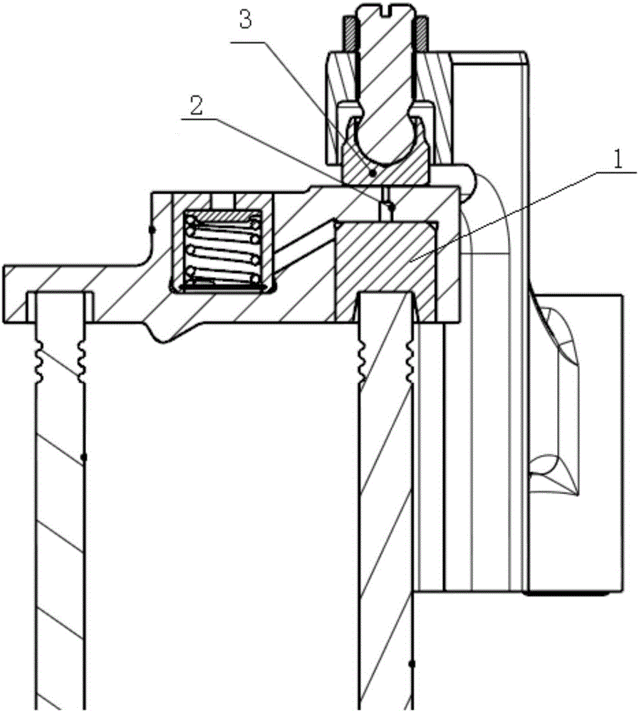 Valve bridge and rocker arm assembly and engine comprising same