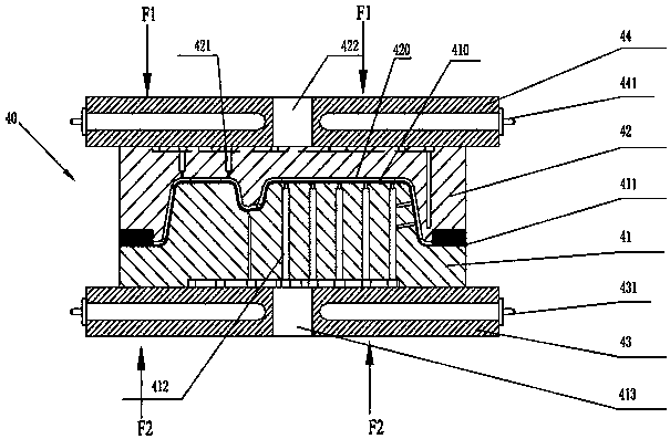 Production system for paper pulp moulded products and production method utilizing production system