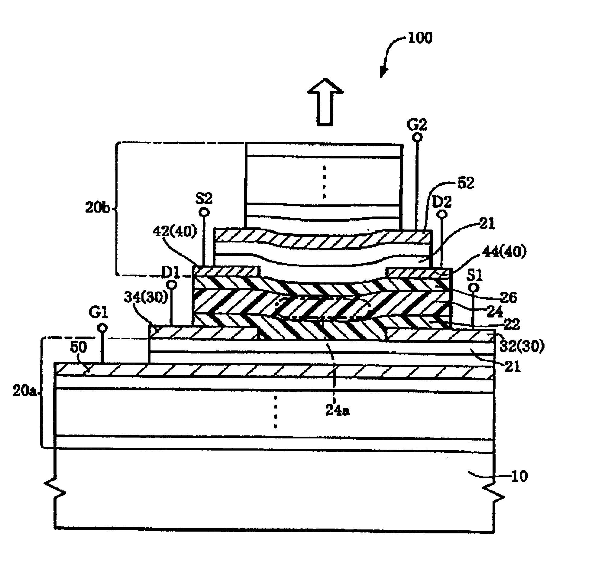 Light emitting device, display device and electronic instrument