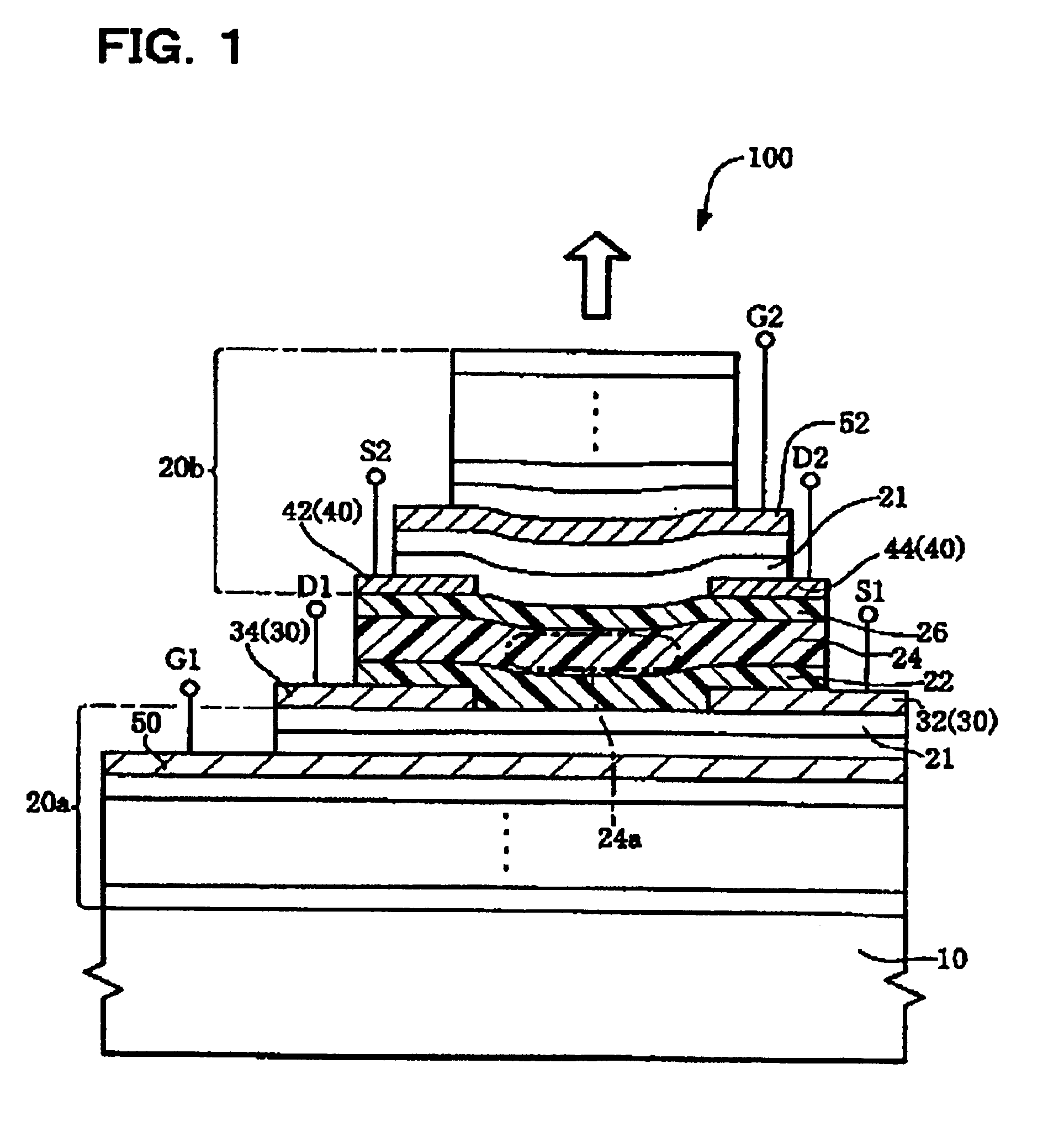 Light emitting device, display device and electronic instrument