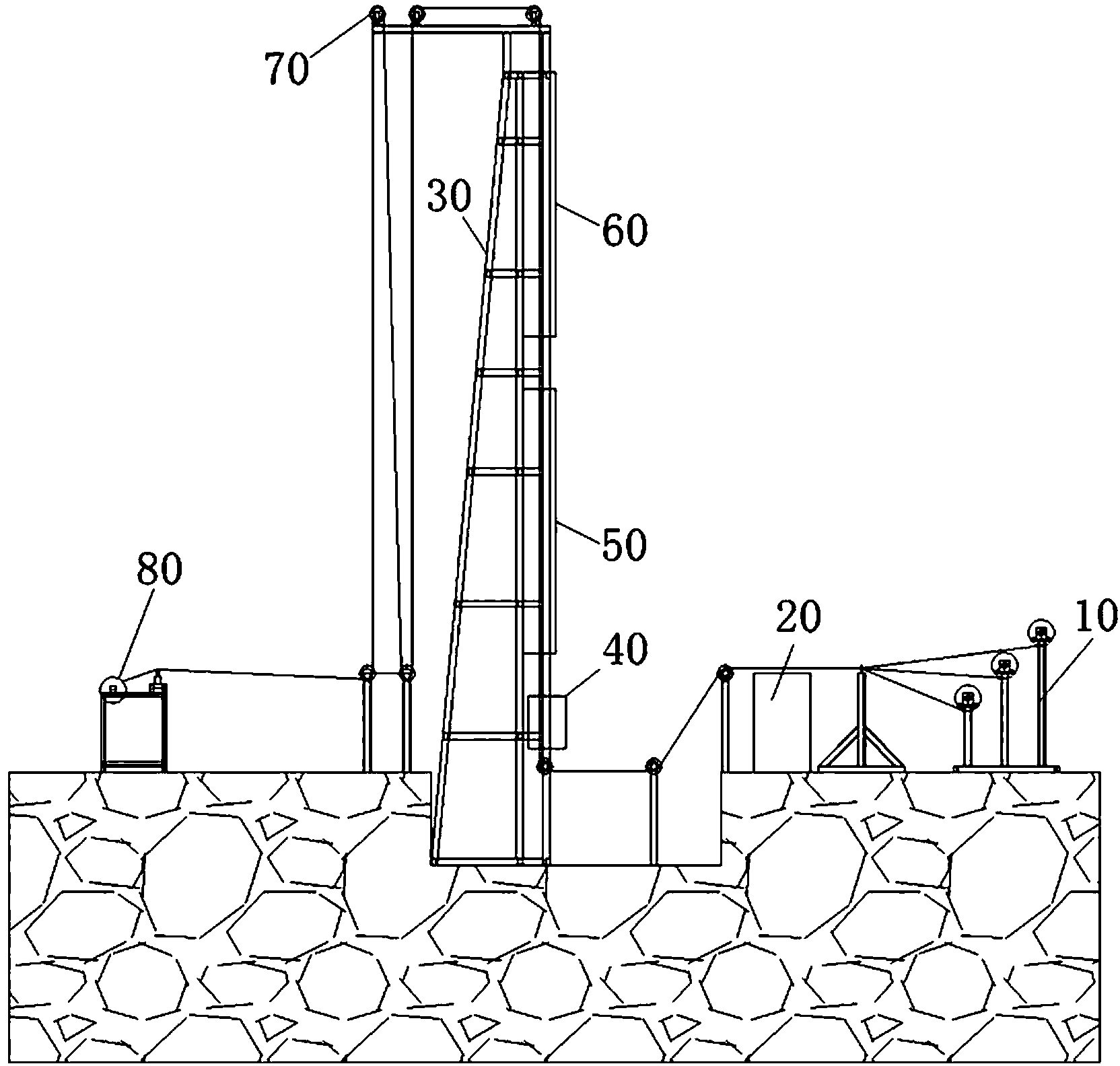 Production system of definite elongation wire