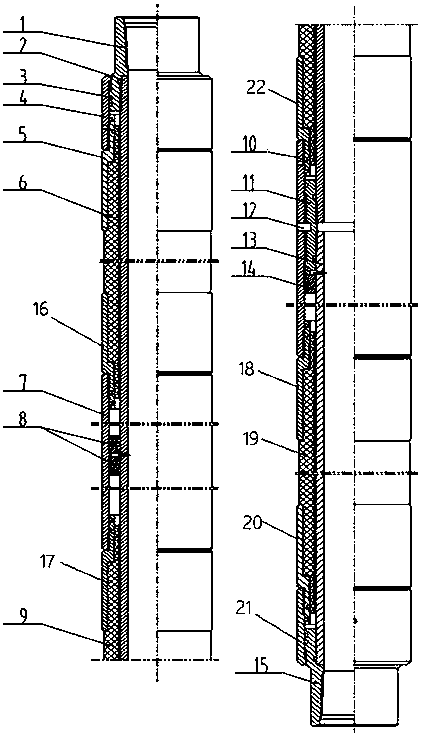 Double-medium multi-stage expansion packer and clamping and plugging method