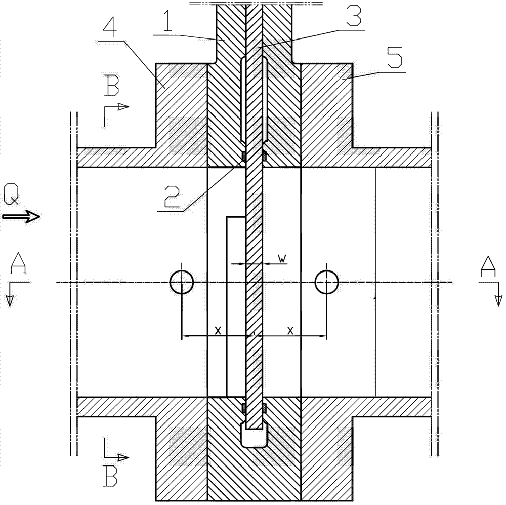 V-shaped valve for measuring and controlling flow