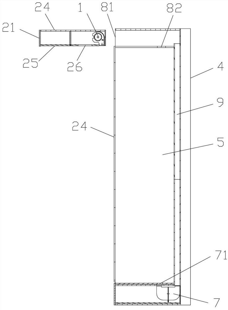 Detachable internal circulation air suction assembly and clothes care cabinet