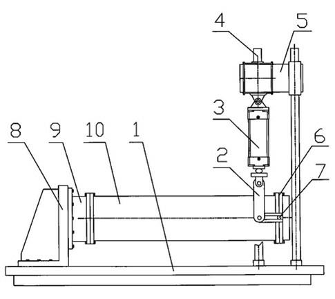 Swing testing machine for metal hose