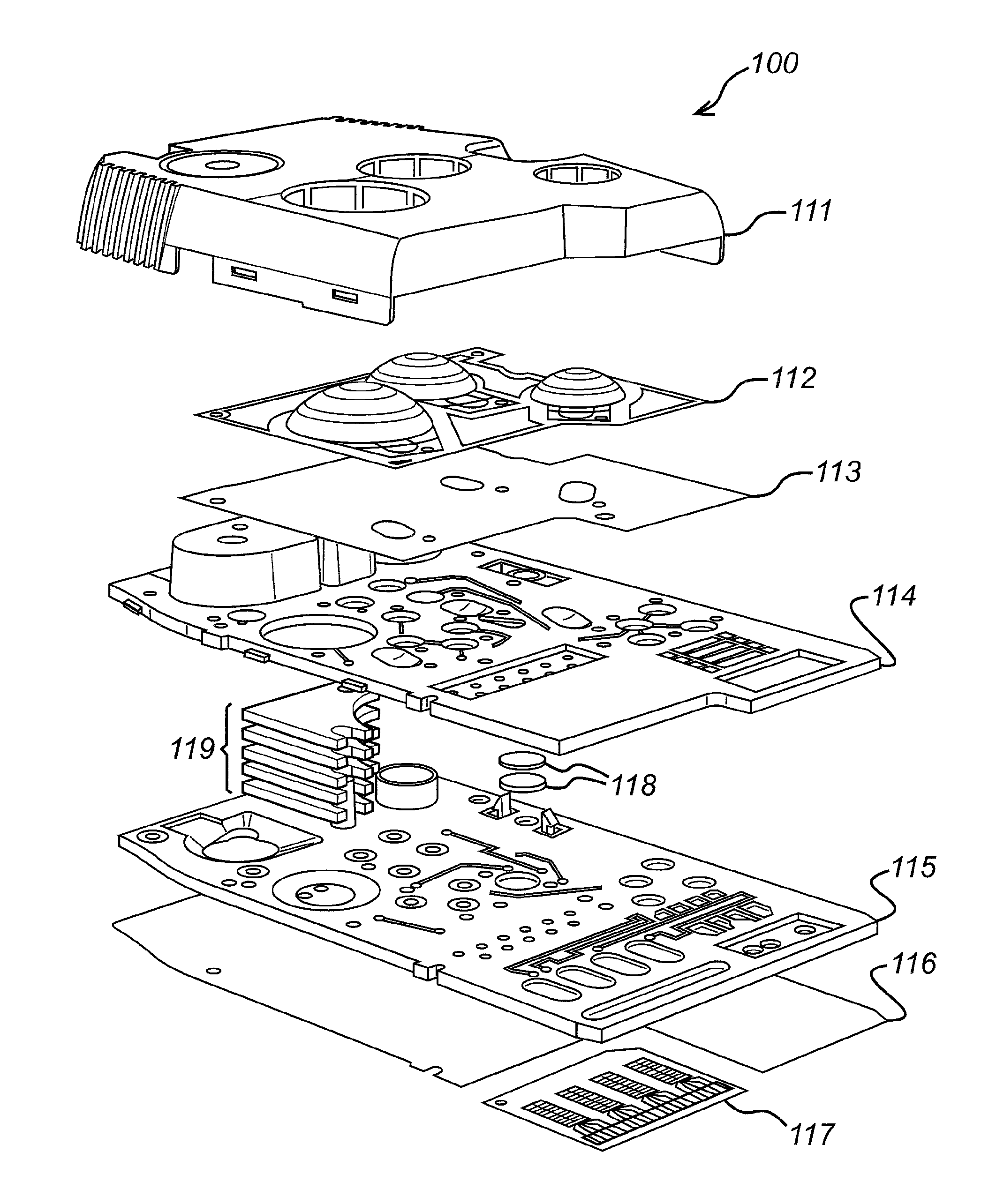 System and Method for Processing Fluid in a Fluidic Cartridge