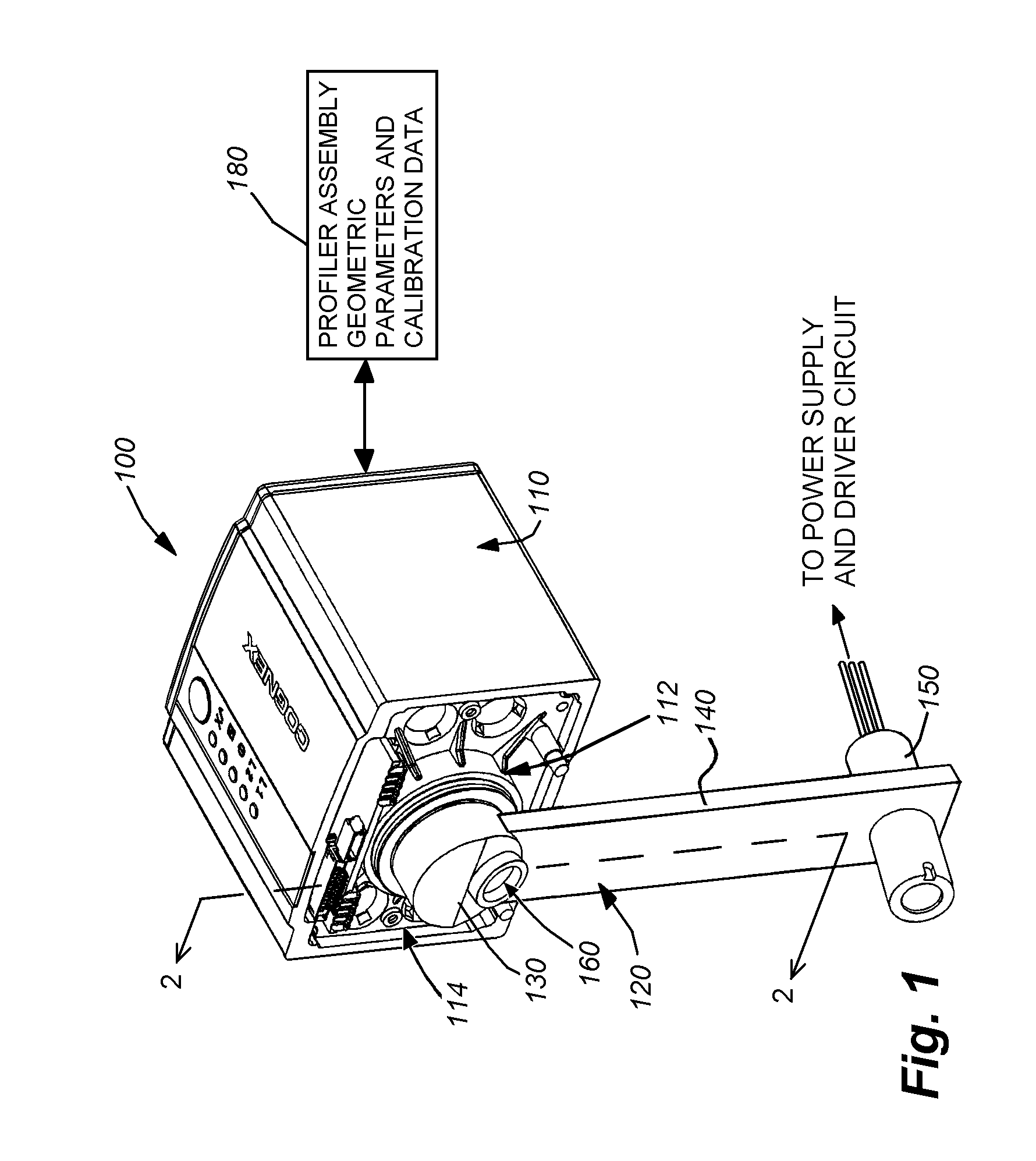 Laser profiling attachment for a vision system camera