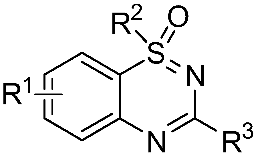 A kind of preparation method of 1,2,4-benzothiadiazine series compound