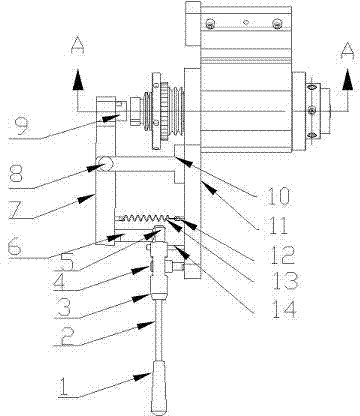 Rapid workpiece clamping mechanism for lathe