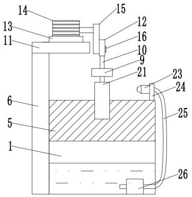 A cutting device for rice cake production