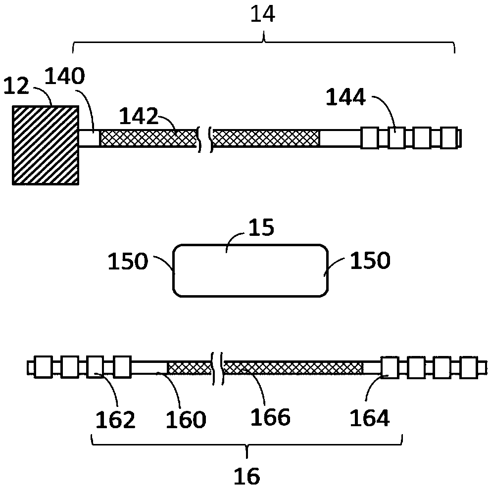 Connecting mechanism of implanted medical apparatus, implanted medical apparatus and connecting method