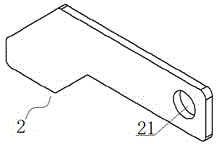 Tripping trigger device for small residual-current circuit breaker