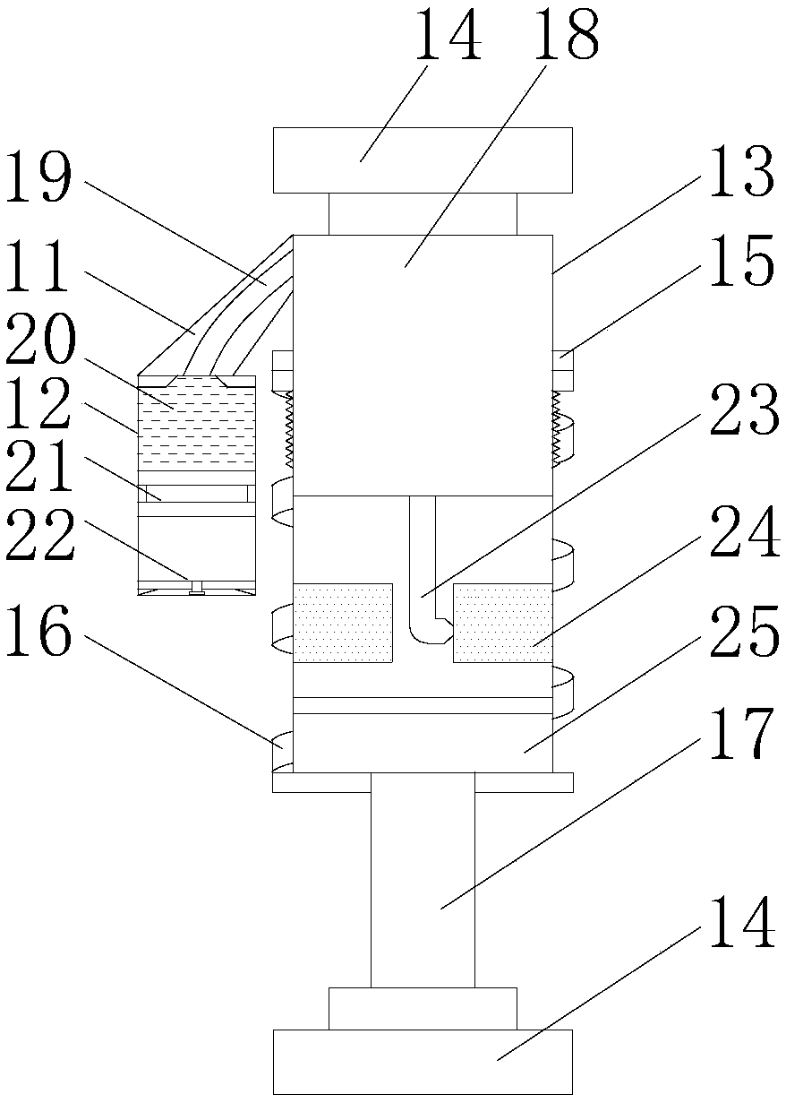 Engine vibration isolator used on engineering machinery