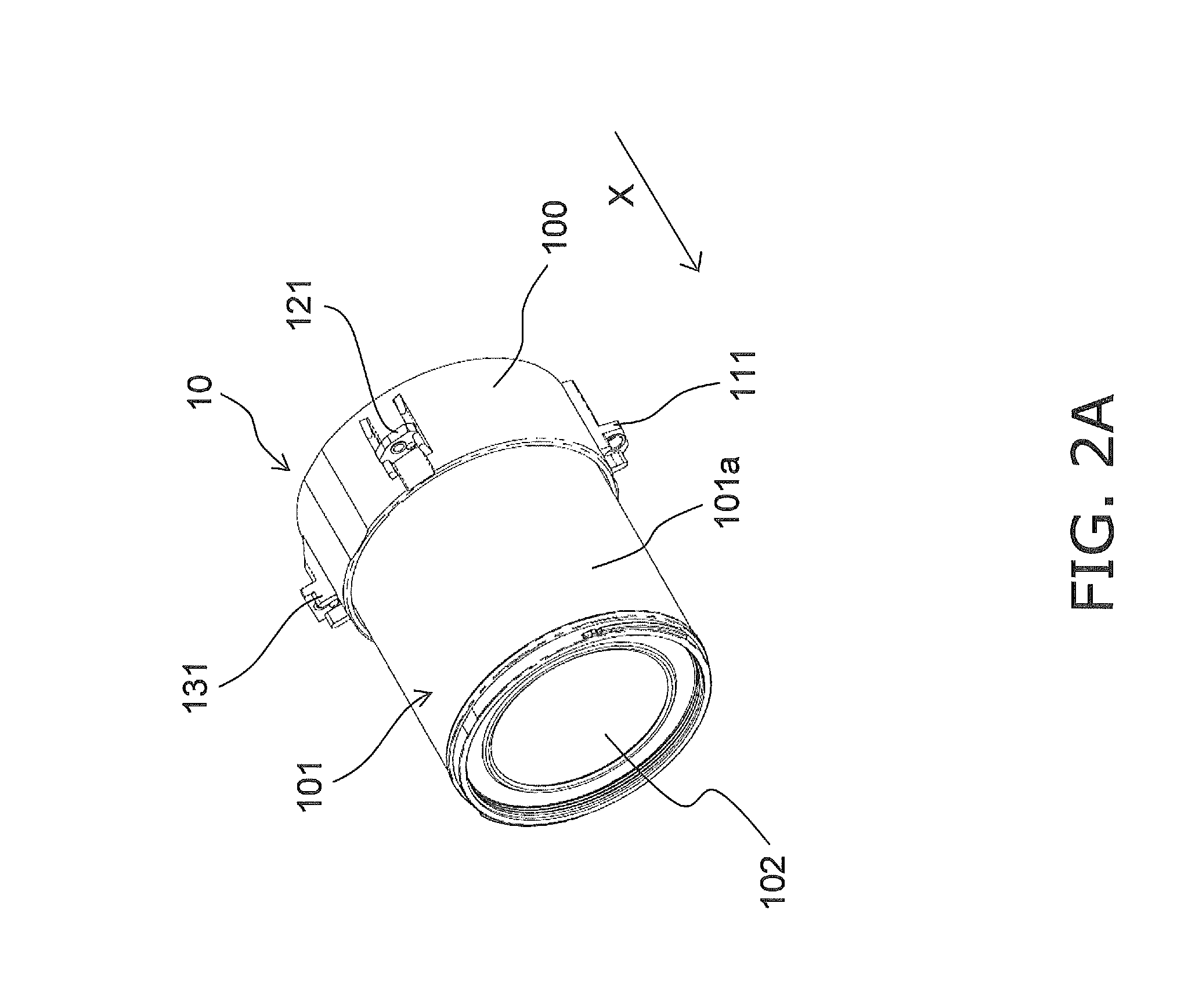 Lens barrel support structure and optical device