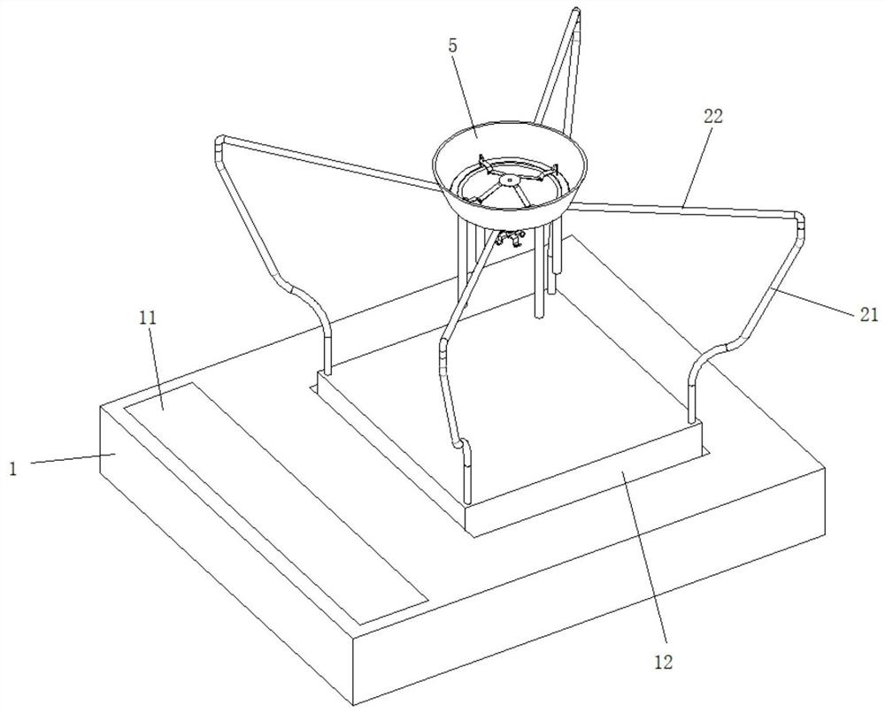 Instrument with placing hanger