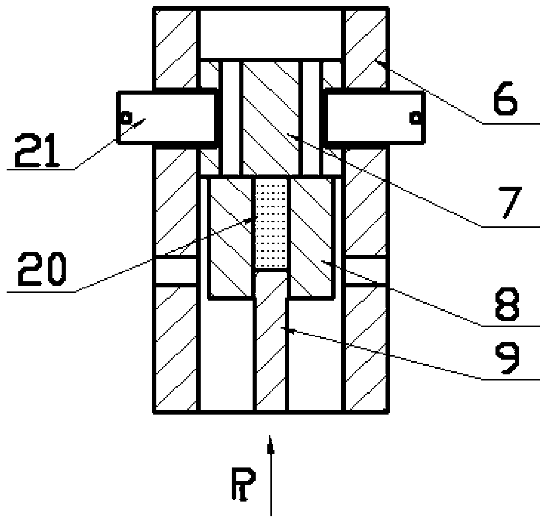 Double-acting type friction coefficient testing device and method