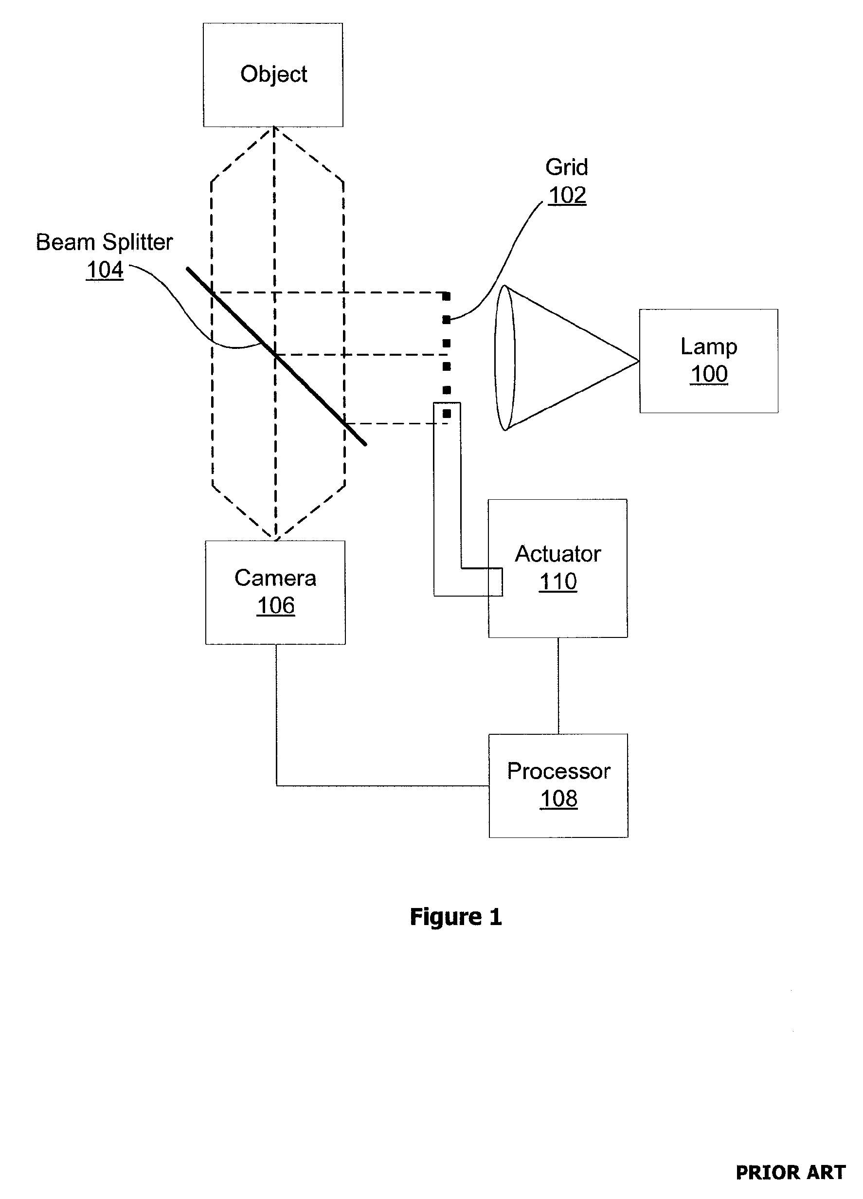 System and method for optical section image line removal