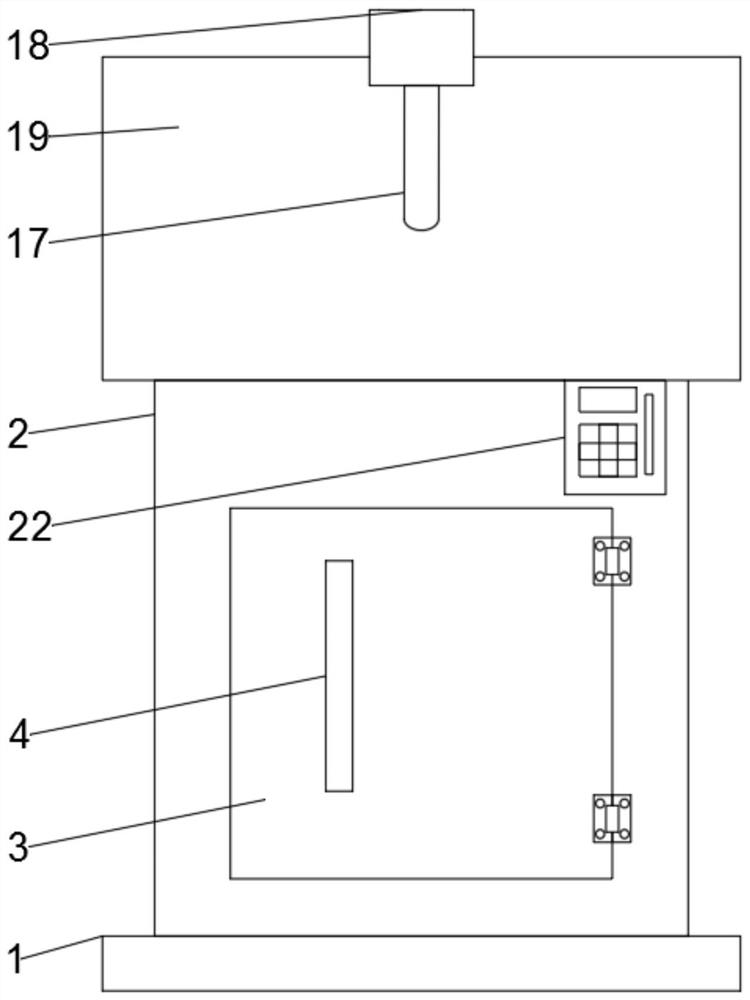 Power distribution cabinet with warning function