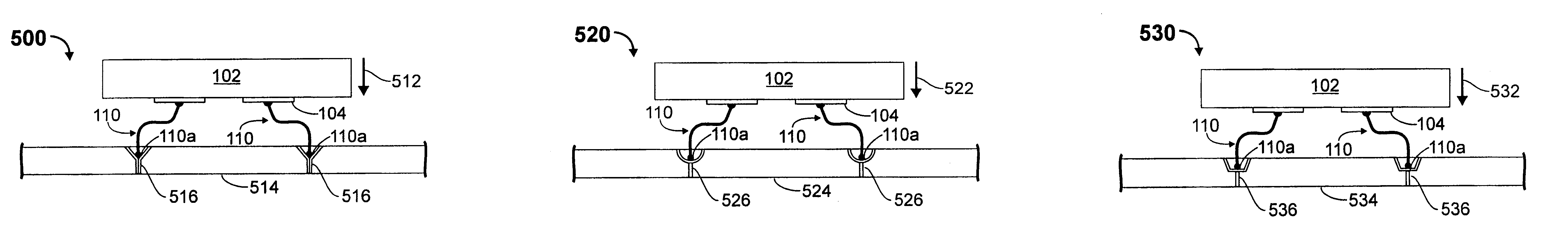 Sockets for "springed" semiconductor devices