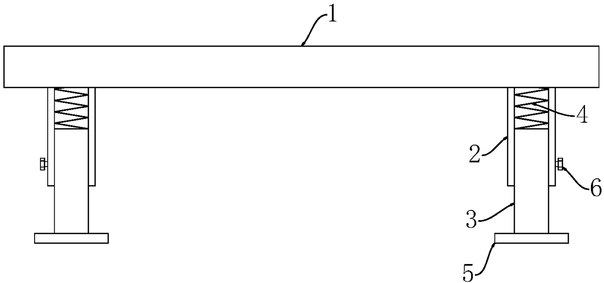 Damping working table for valve machining