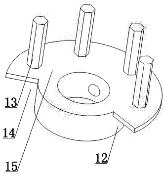 Motor drive type ceramic ring spin-dry device