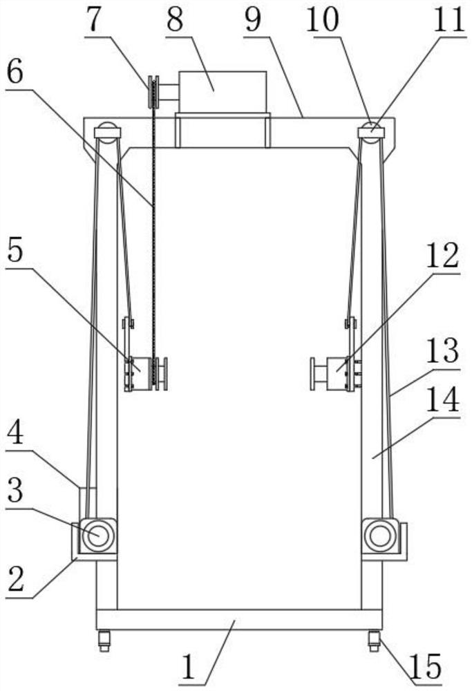 Teaching experiment bench for pure-motor automobile