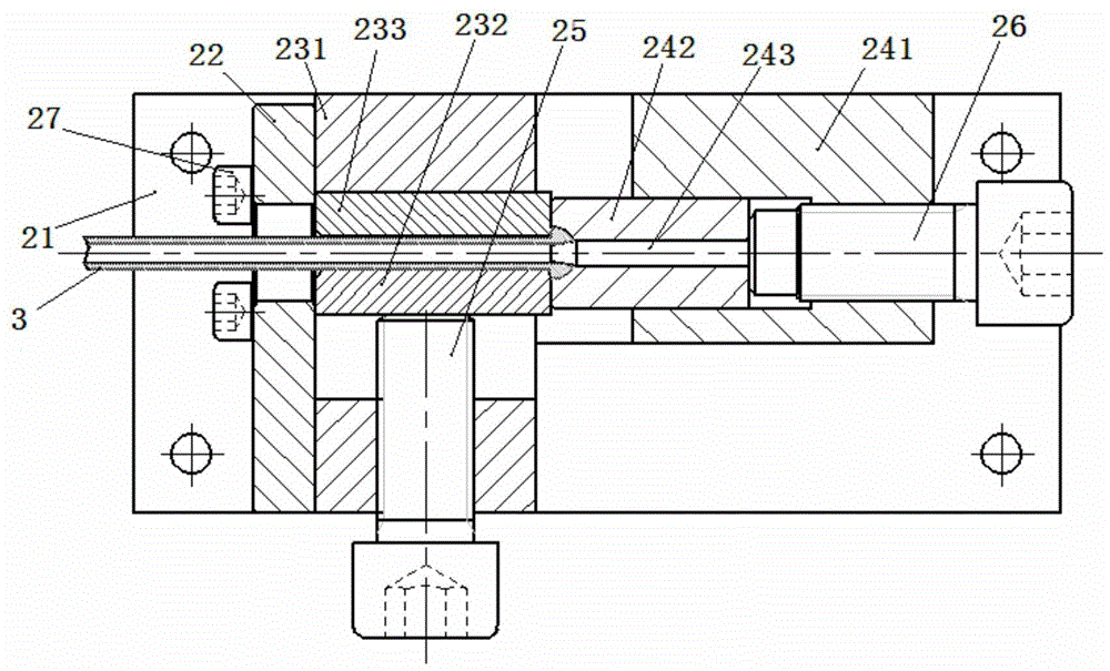 Nozzle, hard pipe joint structure, and device and method for nipple processing