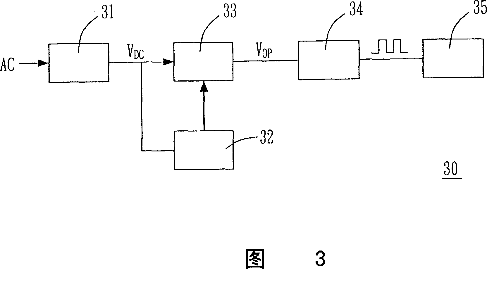 Drive circuit and method for florescent lamp