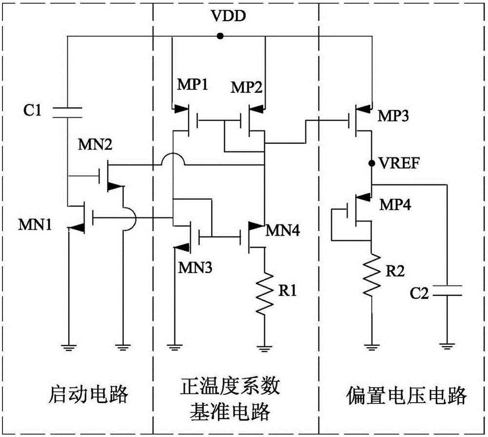 Driving circuit based on flyback conversion power supply