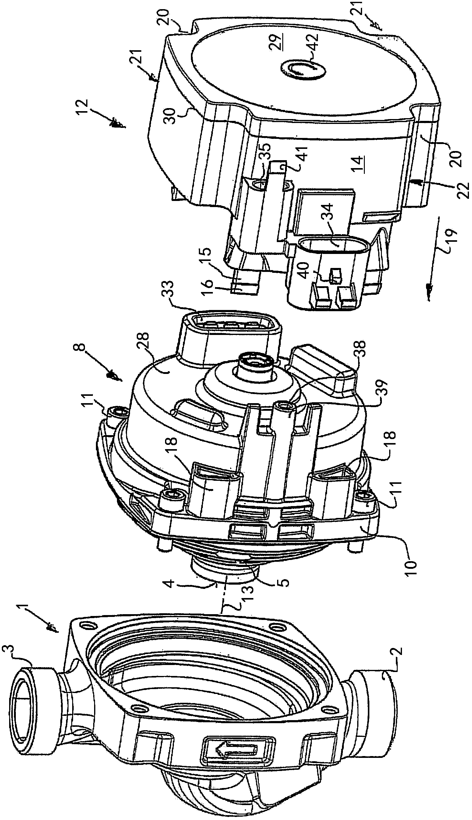 Heating circulating pump