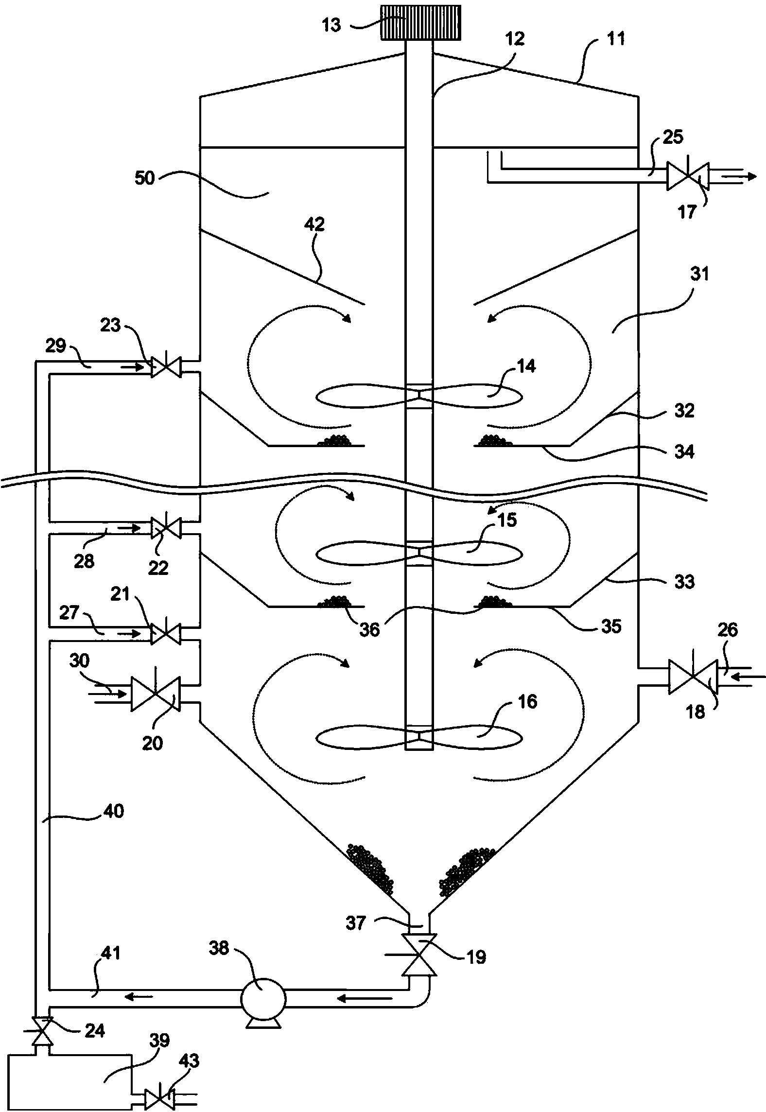 Crystallization reaction apparatus for recovering resources